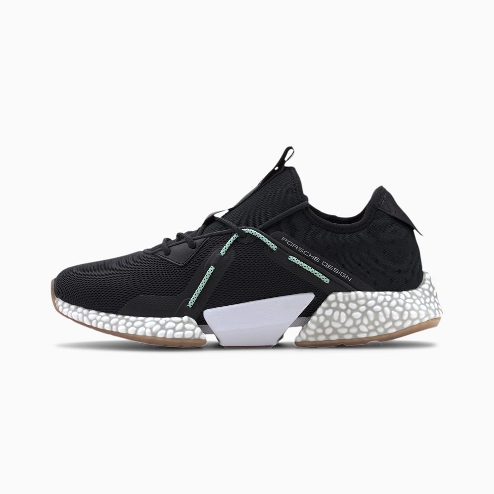 Puma Porsche Design HYBRID Runner II Férfi Motorsport Cipő - Fekete ( Hungary - KVFHO1407 )